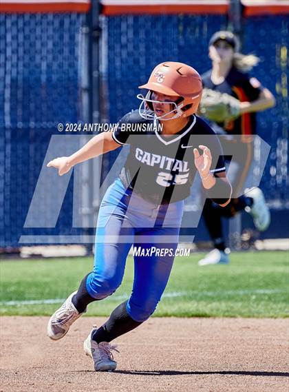 Thumbnail 2 in Capital Christian vs. Oakdale (CIF SJS D3 Final) photogallery.