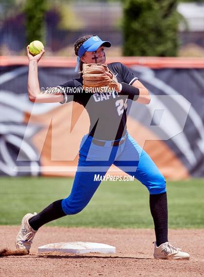 Thumbnail 3 in Capital Christian vs. Oakdale (CIF SJS D3 Final) photogallery.