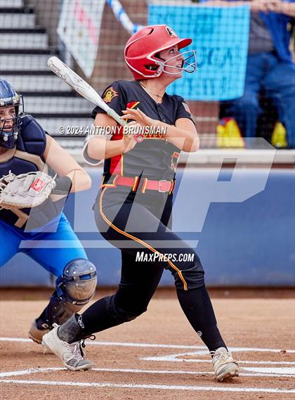 Thumbnail 1 in Capital Christian vs. Oakdale (CIF SJS D3 Final) photogallery.