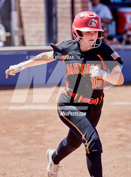 Thumbnail 1 in Capital Christian vs. Oakdale (CIF SJS D3 Final) photogallery.