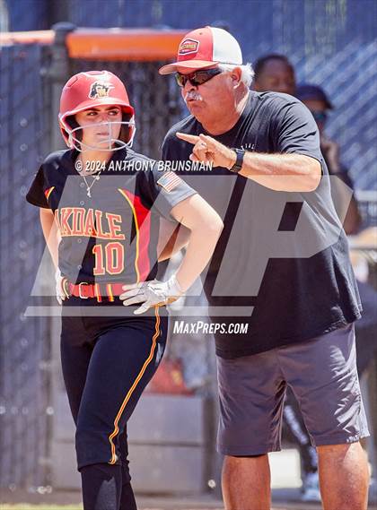 Thumbnail 2 in Capital Christian vs. Oakdale (CIF SJS D3 Final) photogallery.