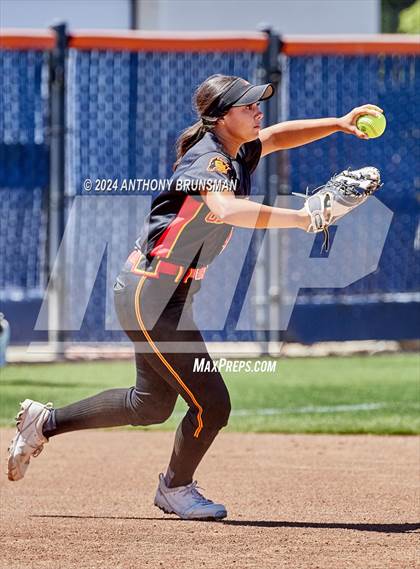 Thumbnail 3 in Capital Christian vs. Oakdale (CIF SJS D3 Final) photogallery.