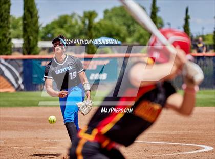 Thumbnail 3 in Capital Christian vs. Oakdale (CIF SJS D3 Final) photogallery.