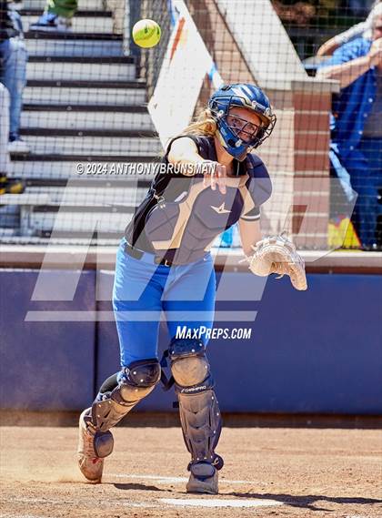 Thumbnail 3 in Capital Christian vs. Oakdale (CIF SJS D3 Final) photogallery.