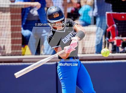 Thumbnail 3 in Capital Christian vs. Oakdale (CIF SJS D3 Final) photogallery.