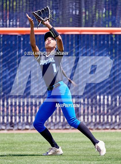 Thumbnail 3 in Capital Christian vs. Oakdale (CIF SJS D3 Final) photogallery.