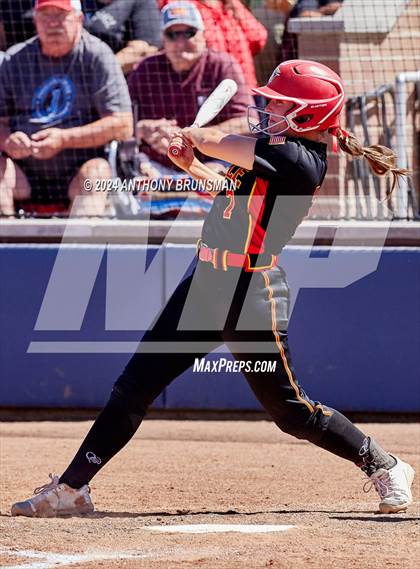 Thumbnail 3 in Capital Christian vs. Oakdale (CIF SJS D3 Final) photogallery.