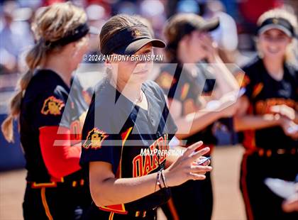 Thumbnail 3 in Capital Christian vs. Oakdale (CIF SJS D3 Final) photogallery.