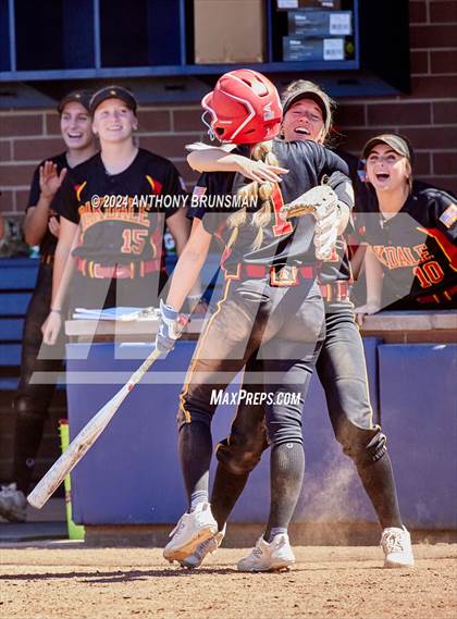 Thumbnail 3 in Capital Christian vs. Oakdale (CIF SJS D3 Final) photogallery.