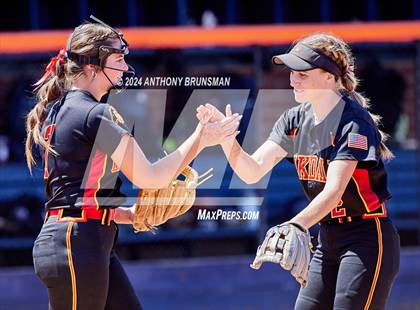 Thumbnail 3 in Capital Christian vs. Oakdale (CIF SJS D3 Final) photogallery.