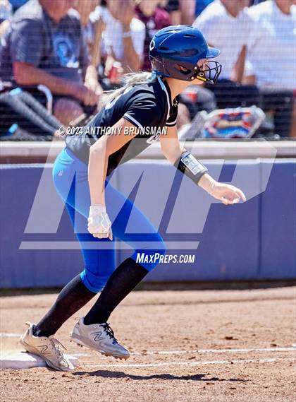 Thumbnail 3 in Capital Christian vs. Oakdale (CIF SJS D3 Final) photogallery.