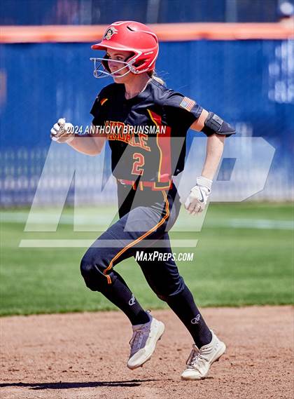 Thumbnail 2 in Capital Christian vs. Oakdale (CIF SJS D3 Final) photogallery.
