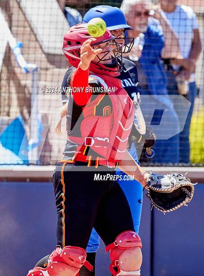 Thumbnail 2 in Capital Christian vs. Oakdale (CIF SJS D3 Final) photogallery.