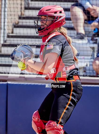 Thumbnail 3 in Capital Christian vs. Oakdale (CIF SJS D3 Final) photogallery.