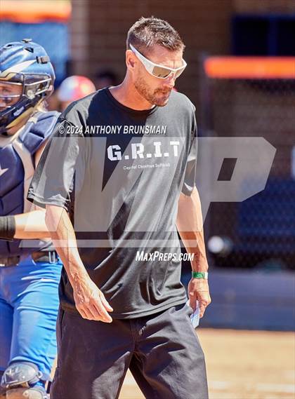 Thumbnail 3 in Capital Christian vs. Oakdale (CIF SJS D3 Final) photogallery.