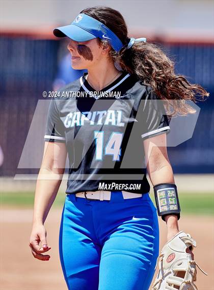 Thumbnail 2 in Capital Christian vs. Oakdale (CIF SJS D3 Final) photogallery.