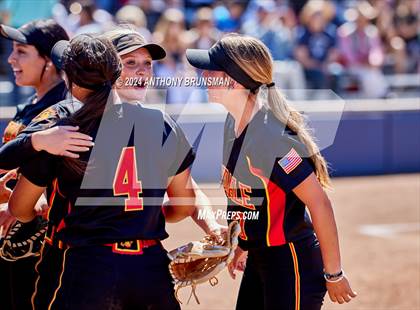 Thumbnail 1 in Capital Christian vs. Oakdale (CIF SJS D3 Final) photogallery.