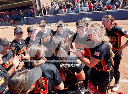 Thumbnail 2 in Capital Christian vs. Oakdale (CIF SJS D3 Final) photogallery.