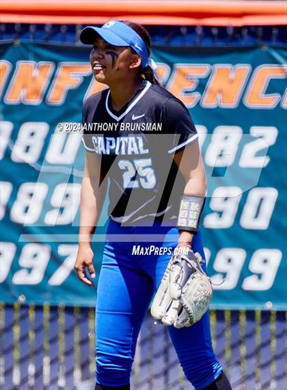Thumbnail 3 in Capital Christian vs. Oakdale (CIF SJS D3 Final) photogallery.
