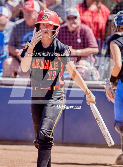 Thumbnail 2 in Capital Christian vs. Oakdale (CIF SJS D3 Final) photogallery.