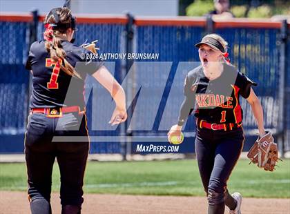 Thumbnail 1 in Capital Christian vs. Oakdale (CIF SJS D3 Final) photogallery.