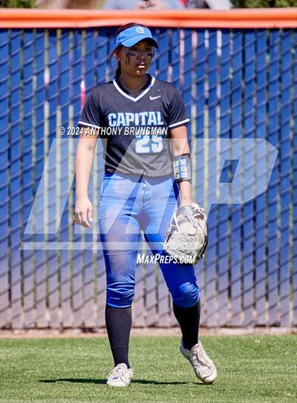 Thumbnail 3 in Capital Christian vs. Oakdale (CIF SJS D3 Final) photogallery.