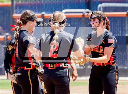 Thumbnail 3 in Capital Christian vs. Oakdale (CIF SJS D3 Final) photogallery.
