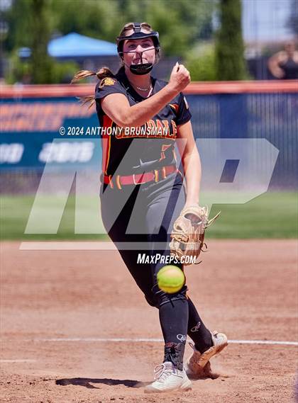 Thumbnail 3 in Capital Christian vs. Oakdale (CIF SJS D3 Final) photogallery.