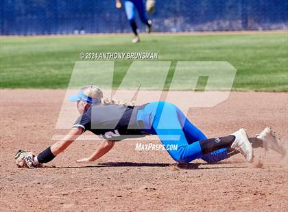Thumbnail 2 in Capital Christian vs. Oakdale (CIF SJS D3 Final) photogallery.
