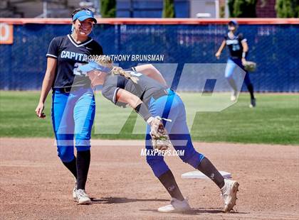 Thumbnail 1 in Capital Christian vs. Oakdale (CIF SJS D3 Final) photogallery.