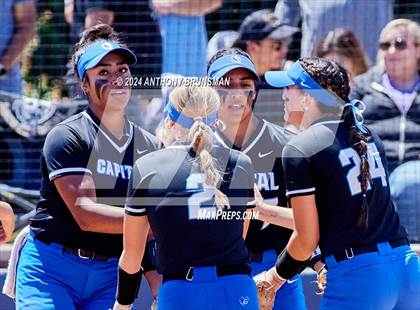 Thumbnail 2 in Capital Christian vs. Oakdale (CIF SJS D3 Final) photogallery.