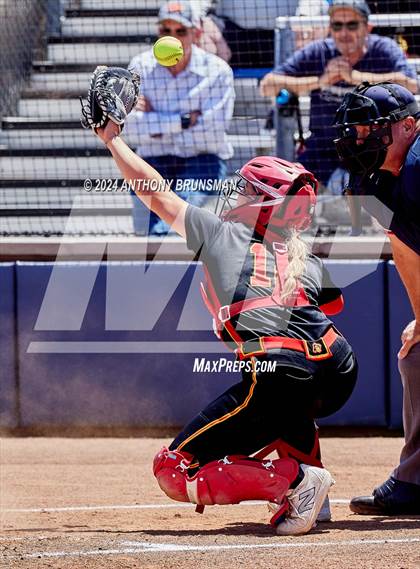 Thumbnail 3 in Capital Christian vs. Oakdale (CIF SJS D3 Final) photogallery.