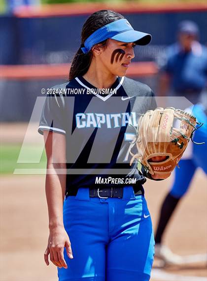 Thumbnail 3 in Capital Christian vs. Oakdale (CIF SJS D3 Final) photogallery.