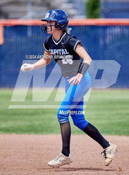 Thumbnail 2 in Capital Christian vs. Oakdale (CIF SJS D3 Final) photogallery.