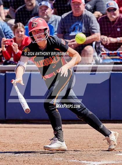 Thumbnail 1 in Capital Christian vs. Oakdale (CIF SJS D3 Final) photogallery.
