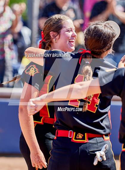 Thumbnail 2 in Capital Christian vs. Oakdale (CIF SJS D3 Final) photogallery.