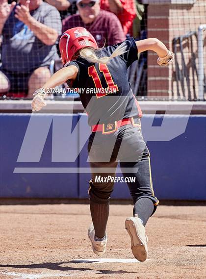 Thumbnail 3 in Capital Christian vs. Oakdale (CIF SJS D3 Final) photogallery.