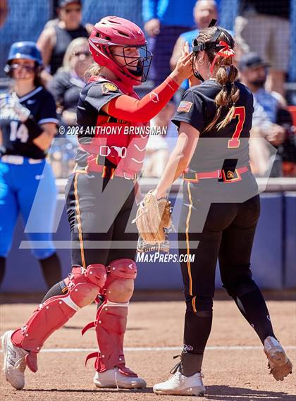 Thumbnail 2 in Capital Christian vs. Oakdale (CIF SJS D3 Final) photogallery.