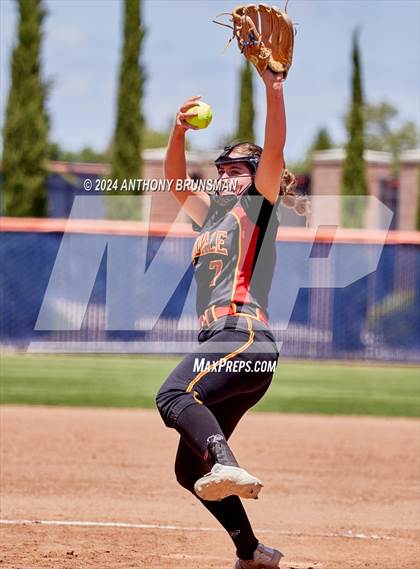 Thumbnail 3 in Capital Christian vs. Oakdale (CIF SJS D3 Final) photogallery.