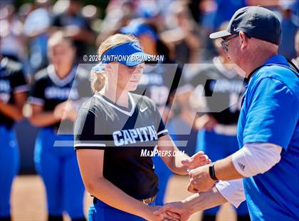 Thumbnail 3 in Capital Christian vs. Oakdale (CIF SJS D3 Final) photogallery.