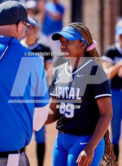 Thumbnail 3 in Capital Christian vs. Oakdale (CIF SJS D3 Final) photogallery.