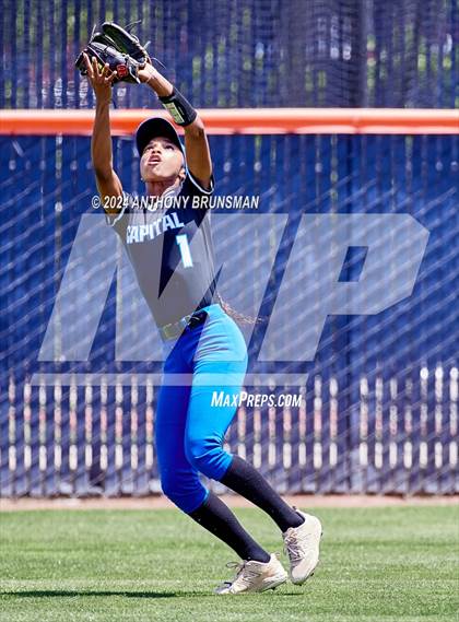 Thumbnail 1 in Capital Christian vs. Oakdale (CIF SJS D3 Final) photogallery.