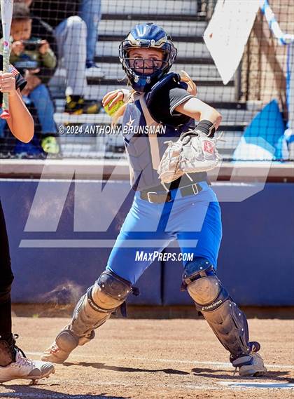 Thumbnail 2 in Capital Christian vs. Oakdale (CIF SJS D3 Final) photogallery.