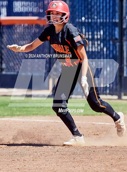 Thumbnail 3 in Capital Christian vs. Oakdale (CIF SJS D3 Final) photogallery.