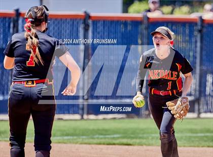 Thumbnail 3 in Capital Christian vs. Oakdale (CIF SJS D3 Final) photogallery.