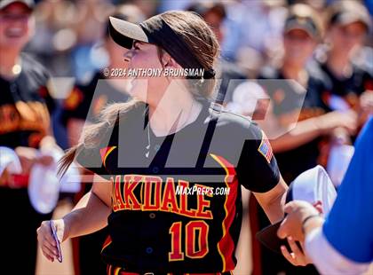 Thumbnail 1 in Capital Christian vs. Oakdale (CIF SJS D3 Final) photogallery.