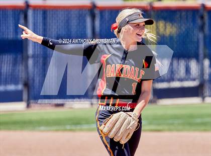 Thumbnail 2 in Capital Christian vs. Oakdale (CIF SJS D3 Final) photogallery.