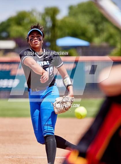 Thumbnail 1 in Capital Christian vs. Oakdale (CIF SJS D3 Final) photogallery.