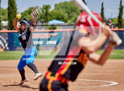 Thumbnail 2 in Capital Christian vs. Oakdale (CIF SJS D3 Final) photogallery.