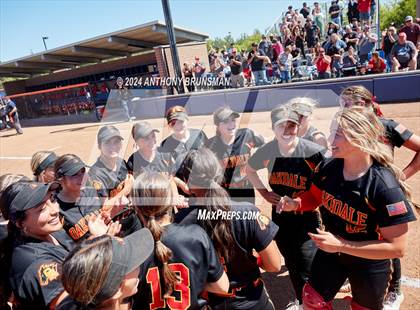 Thumbnail 1 in Capital Christian vs. Oakdale (CIF SJS D3 Final) photogallery.